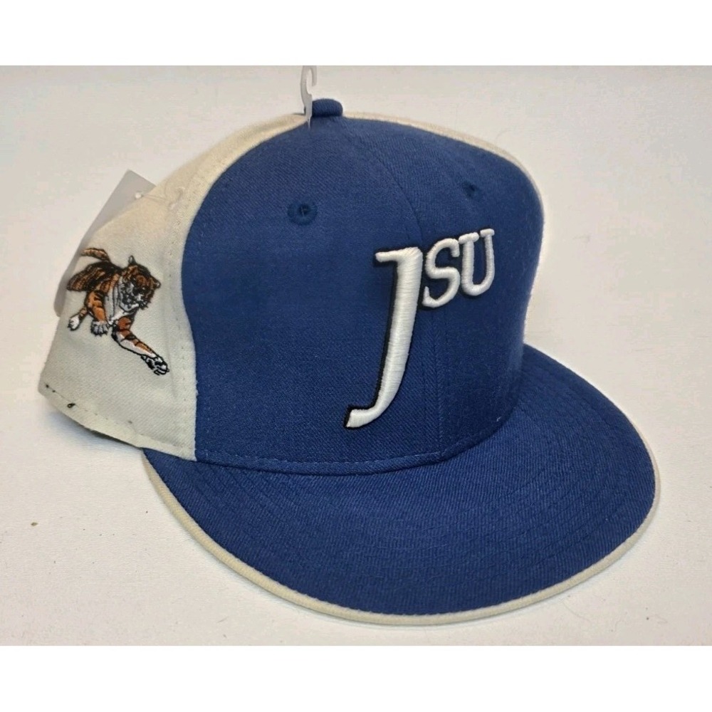 NEW NCAA Jackson State University Tigers Baaeball Hat Wool Fitted Size  7 1/4"